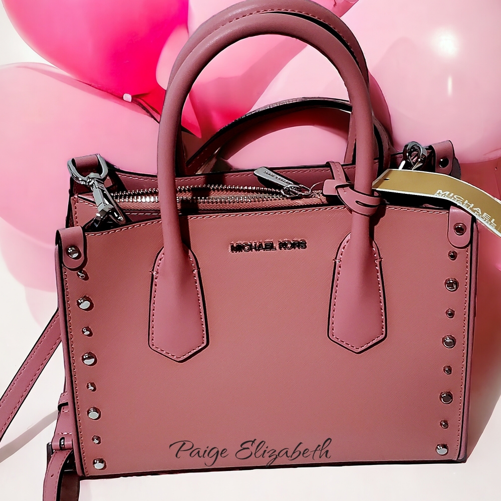Michael Kors Pink Studded Women's Bag